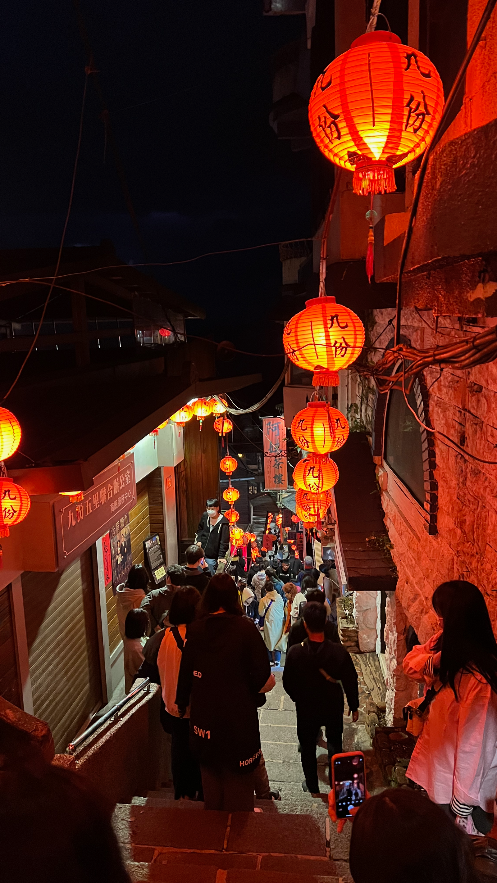 Under the Glow of Jiufen Lanterns — Taipei, Taiwan