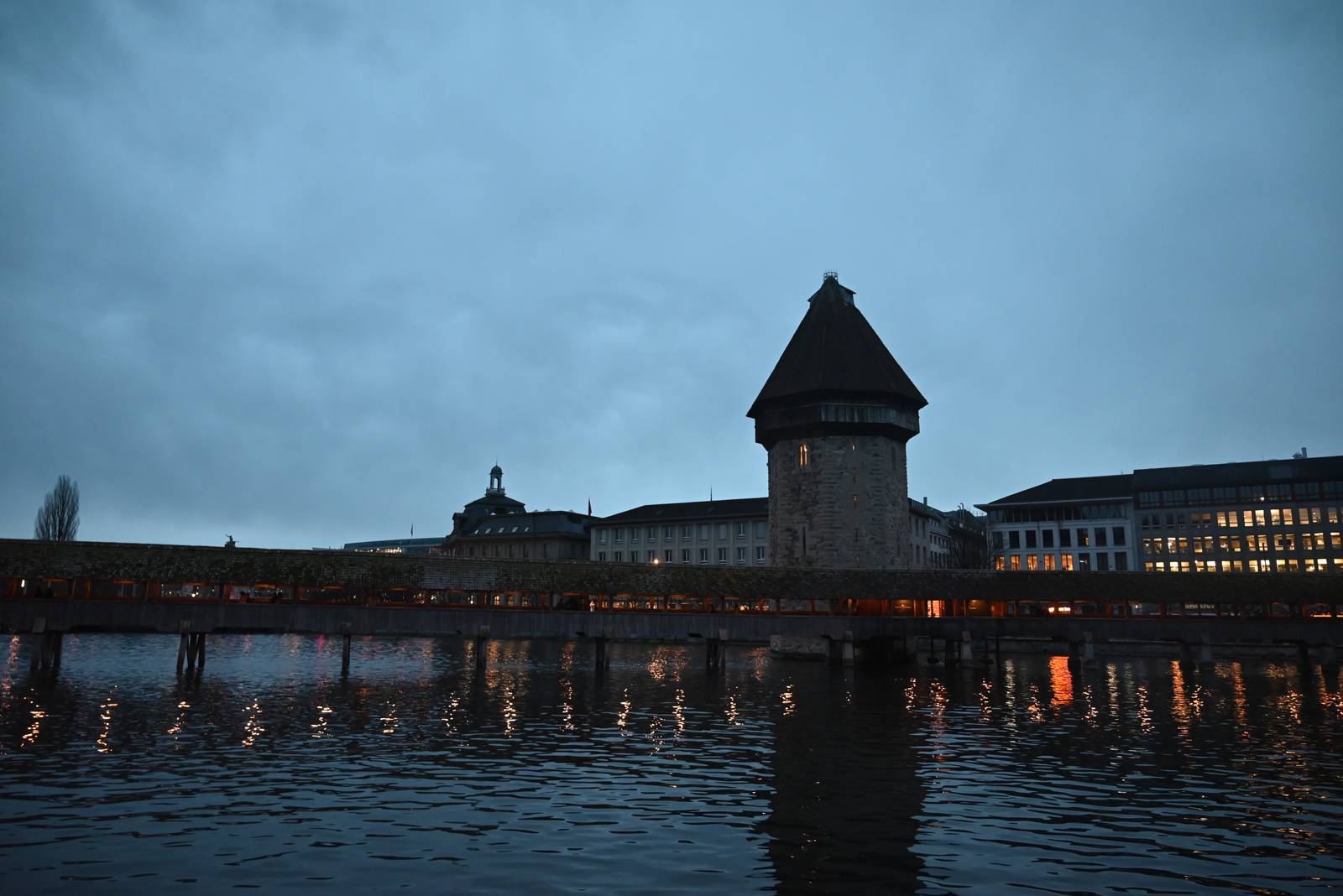 Twilight Over Historic Lucerne — Luzern, Switzerland