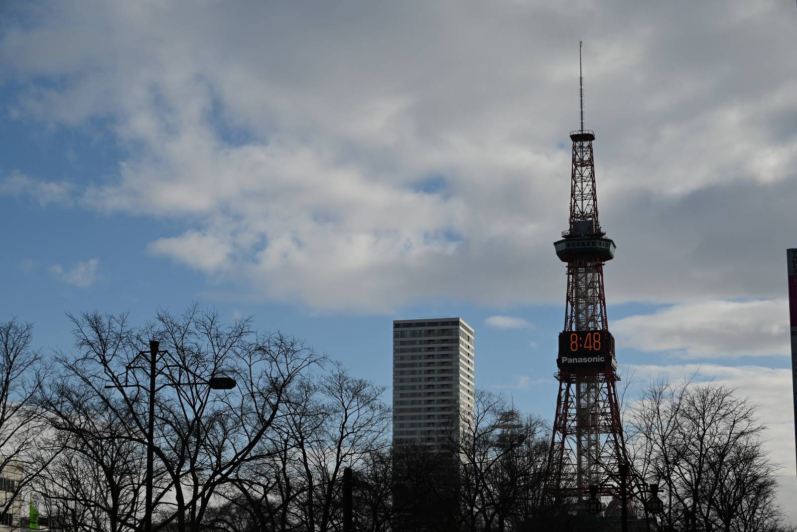 Winter Shadows Over Sapporo TV Tower — Sapporo, Japan
