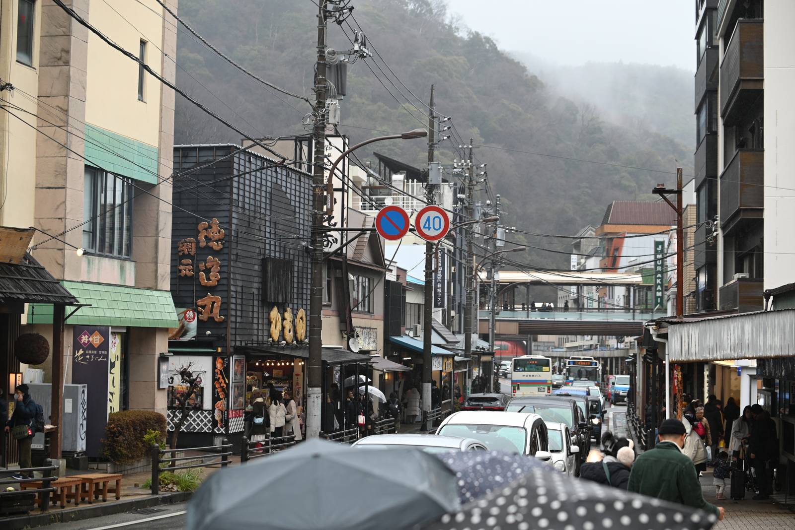 Misty Mountain Streets of Hakone — Hakone, Japan