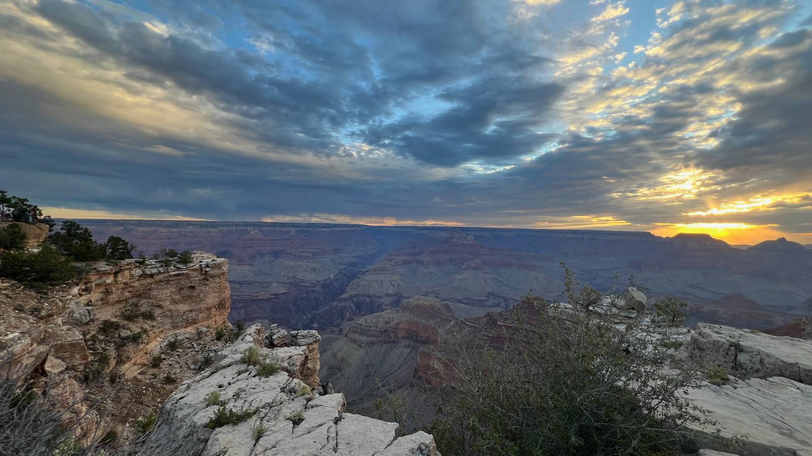 Where the Storm Meets the Sun — Grand Canyon, United States